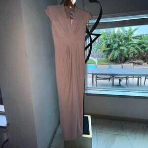 Badgley Mischka Size 0 Pale Pink Evening Gown NWT